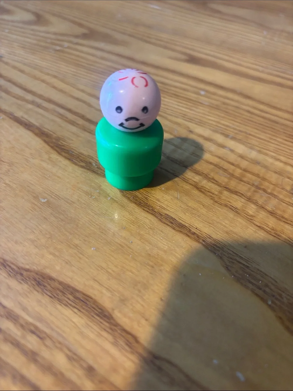 Vintage Fisher Price Little People Man Green Body